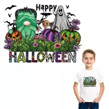 Хэллоуин тыква термопереносная печать наклейки на одежду термопресс аппликация футболка Parches Ropa Diy толстовки с нашивками в стиле панк
