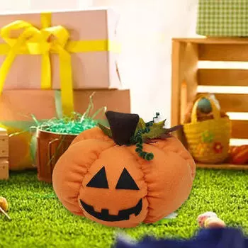 Хэллоуин тыква украшение искусственная фигурка настольный фестиваль ткань искусство праздничное украшение 9inch
