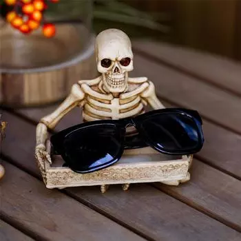 Хэллоуин-украшение Скелет держатель конфетница лоток комната патио домашний офис поднос контейнер для хранения настольный готический декор круто