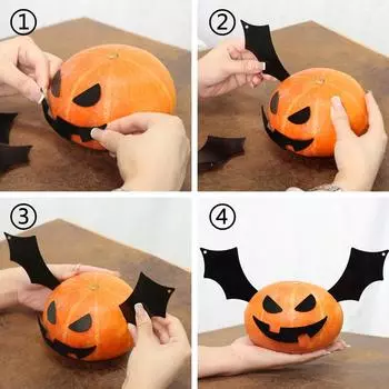 Хэллоуин Украшение Железные Летучие Мыши Плагин Можно Вставить Внутрь Хэллоуин Вечеринка Жуткие Наряды Плагин One Size чёрный