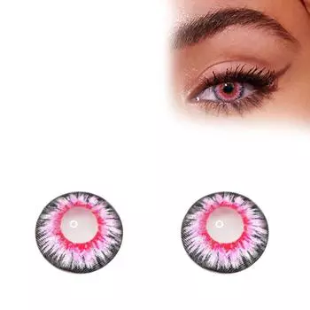 Хэллоуин украшения для глаз косметические линзы для дам и девочек модный показ украшения для глаз косплей часть 5#