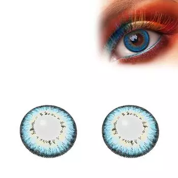 Хэллоуин украшения для глаз косметические линзы для дам и девочек модный показ украшения для глаз косплей часть 5#