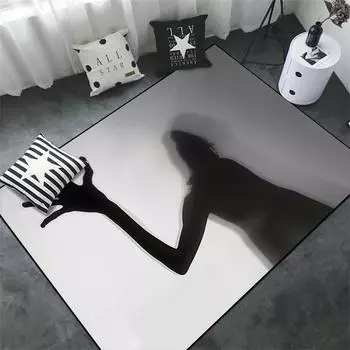 Хэллоуин ужас большой площади ковер гостиная креативный диван журнальный столик коврики для спальни гардероб напольные коврики настраиваемые 60x90cm door mat