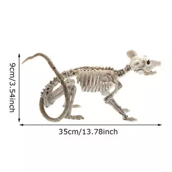 Хэллоуин Ужас Декоративный Скелет Животного Опора Украшение Партии Крыса Паук Летучая Мышь Тарантул Зомби