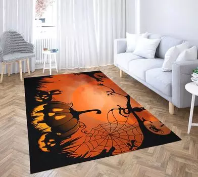 Хэллоуин Ужас Тыква Huanted Дом Коврик Гостиная Декор Коврик Коврики для Гостиной 60cm x 90cm