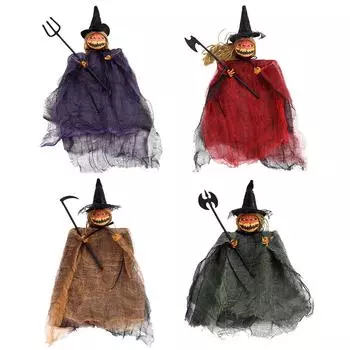 Хэллоуин ужас тыква кукла кулон призрачный дом вечеринка подвеска призрак реквизит Trick Or Life Happy Halloween День вечеринка Декор красный