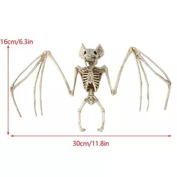 Хэллоуин ужасы летучие мыши скелет скелет модель фестиваль декор вечеринка жуткий имитация скелета летучей мыши украшение вечеринки на Хэллоуин