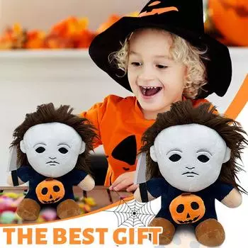 Хэллоуин Ужасы Плюшевые Игрушки Детское Украшение Вечерние Домашняя Кухня Готический Ужас Крытый Призрак Украшение One Size жёлтый