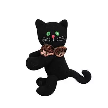 Хэллоуин Ведьма Тыква Кошка Украшение Комнаты Орнамент Плюшевая Мягкая Кукла Игрушка Милая чёрный