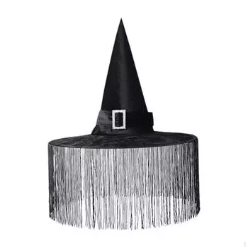 Хэллоуин Ведьминская шляпа Косплей Ведьминская шляпа для карнавальной вечеринки