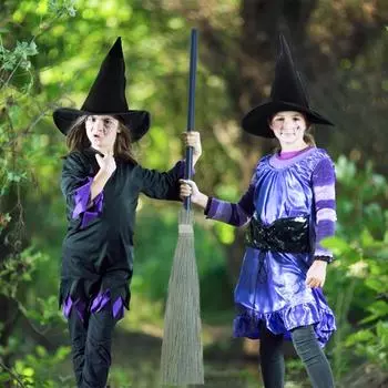 Хэллоуин ведьма метла пластиковая ведьма метла реквизит метла ведьма метла