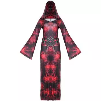 Хэллоуин ведьма платье банши паук вампир платье королевы вампиров, взрослый костюм ведьмы average code