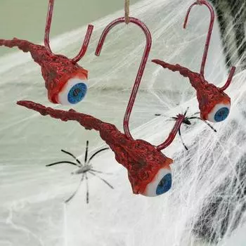 Хэллоуин вырванный глаз украшение страшные поддельные глазные шарики с крючком готический домашний декор для B