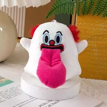 Хэллоуин забавная кукла-клоун школьная сумка кулон, украшенный призраком, уродливая милая кукла-призрак, подарок clown ghost