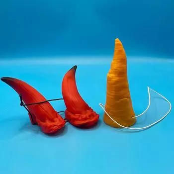 Хэллоуин забавная морковка поддельный нос свиной ухо повязка на голову рог головной убор забавный реквизит для выступлений