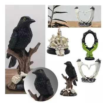 Хэллоуин Зеркало Колокольчик Призрачная Рука Украшения Украшения Дома День Мертвых Фестиваль Призраков Атмосфера Подарок One Size