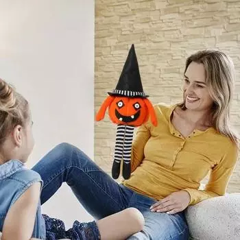 Хэллоуин жуткие куклы жуткий призрак тыква декоративная кукла ручной работы осенний урожай праздничный домашний декор для стола тыква