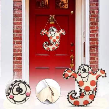 Хэллоуин жуткий деревянный знак висит жуткий деревянный знак для Хэллоуина украшение окна дома с привидениями One Size