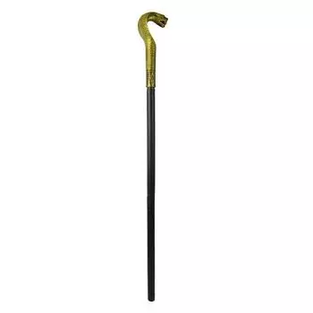 Хэллоуин Змеиный Посох Египетская Трость Палка Хэллоуин Вечеринка Сутенерский Посох Реквизит для Нарядного Косплей Костюма Snake золотистый