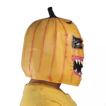 Хэллоуинская маска для головы, косплей, маскарадный костюм, новинка, тыквенный маскарад для фестиваля,