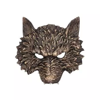 Хэллоуинская маска волка, косплей, маскарадные маски животных, выдающаяся маска, ролевые игры на Хэллоуин, фестивали серебряный