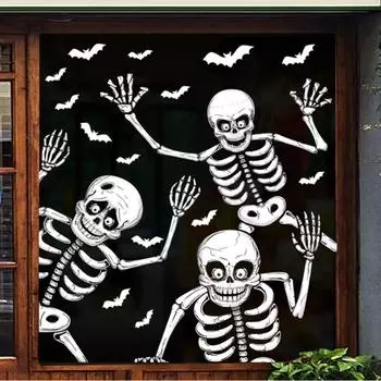 Хэллоуинские оконные наклейки One Size