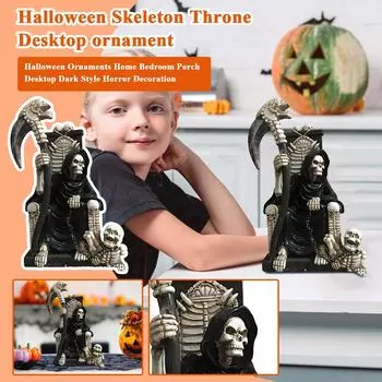 Хэллоуинские украшения для дома, спальни, крыльца, рабочего стола, в темном стиле, хоррор-декор One Size