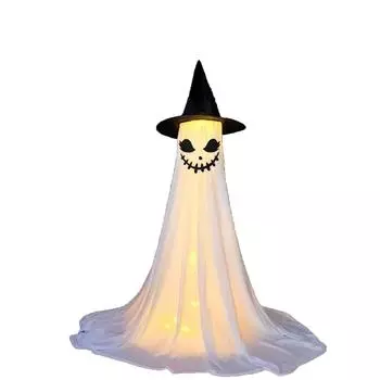 Хэллоуинские украшения для улицы, Жуткий декор на Хэллоуин со светодиодной гирляндой на батарейках, Легко украшать крыльцо, двор One Size