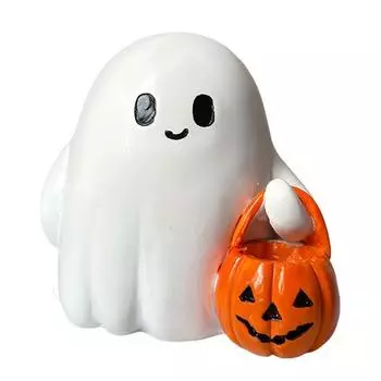 Хэллоуинское украшение Фигурка привидения Многофункциональное Компактный размер Украшение привидения Жууткий настольный аксессуар windowless