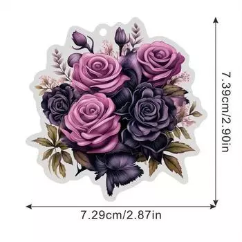 Halloween Acrylic Unique Skull Decorative Car Mirror Pendant For A Quirky Touch To Ride Your 1