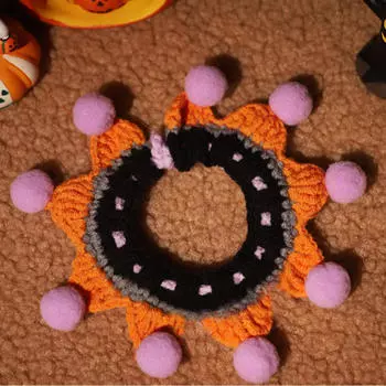 Halloween Cat Costume ,Pet Accessory ,Cat Decoration Themed Appare,l Puppy Apparel S Witch pumpkin hat