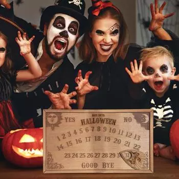 Halloween Count down Calendar Wall Decor - Interactive Full-month Count Down Halloween Wall M