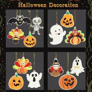 Halloween Decoration Decoration Halloween Hanging Amazon Witch Ghost Demon Festival Supplies