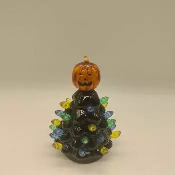 Halloween decorative lights hot Halloween tree LED ornaments night lights Halloween props ornaments 9*9*11.5cm