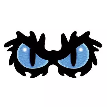 Halloween Decorative Like Eye Lights, Wooden Halloween Eye Lights, Suitable For Home, Walls And Window One Size белый