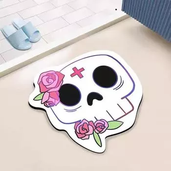 Коврик для туалета на Хэллоуин из диатомовой грязи, впитывающий коврик для дома, украшение для душа, быстросохнущий коврик для ванной комнаты, нескользящий коврик 40x60cm