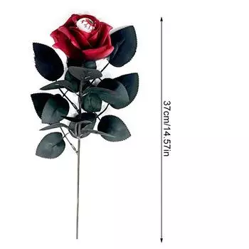 Halloween DIY Home Silk Flower Desktop Table Plastics Creative Artificial Leaves Decorative Bouquet Ornament Party Decoration