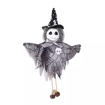 Halloween Doll Pendant, Cute Witch Windbag Pendant, Courtyard Garden Party Festival Doll Pendant One Size