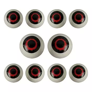 Halloween Eyes Semi-circular Bowl-shaped Hollow Eyes Bleeding Eyeballs Spoof Horror Eyeball Toys One Size чёрный