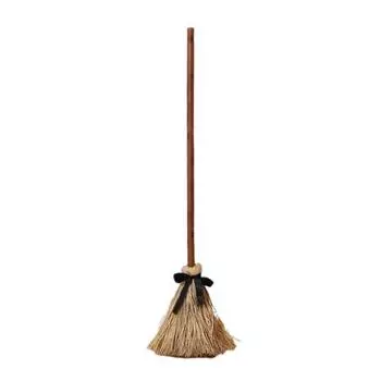 Halloween Floating Broom 43.5 Inches Tall Magical Animated Witch Broomstick Sound Touch Activated Haunted Dancing Broom for Indoor Party Home Floor