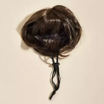 Halloween Funny French Bulldog Pet Wig Christmas Dog Hair Accessories for Small Medium Dogs Pug Chihuahua Holiday Products Items Head circle 30-60cm чёрный