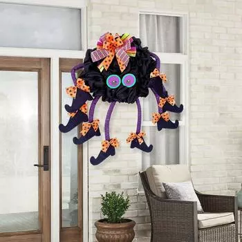 Halloween Garland Hanging Party Dress Up Front Door Decoration Props