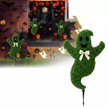 Halloween Ghosts Garden Decorations, Halloween Ghosts Yard Signs With Stake, Outdoor Decorations Signs For Lawns Decor Yard Garden Decor One Size