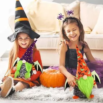 Halloween Glow-in-the-dark Bat-faceless Doll Display One Size