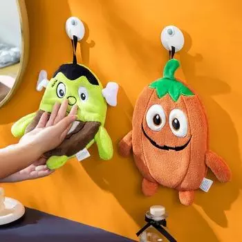 Полотенце для рук на Хэллоуин, Франкенштейн, череп вампира, тыква, полотенце для рук, быстросохнущее, толстое, подвесное полотенце для рук для детей и взрослых