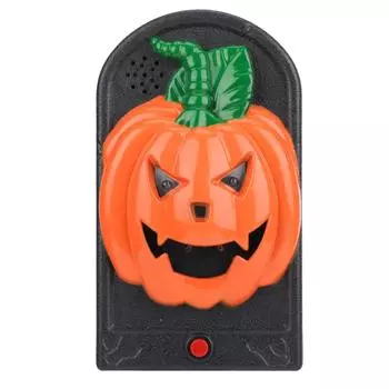 Halloween Horror Doorbell with Light Sound Decoration Prop for Bar Haunted House Escape Room Witch