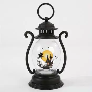 Halloween jack-o-lanterns, night lights, party atmosphere, decorations, scene decorations, props