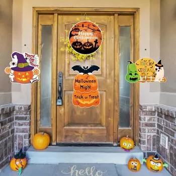 Halloween Light Sign, Ghost Festival Party Supplies, Door Sign, Scary Atmosphere, Holiday Decoration, Hanging Decoration C