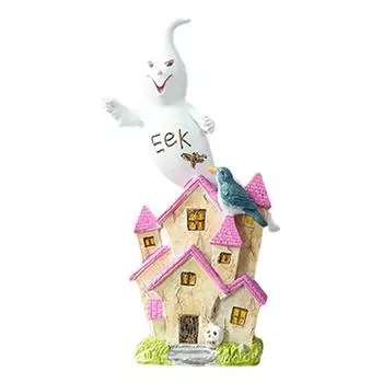 Halloween Multi-colored Tombstone Creative Ornaments, Halloween Atmosphere Decoration Ornaments, Cute And Funny Decoration Ornaments One Size