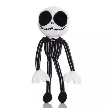 Halloween Night Fright Funny Toy Pumpkin King Jack Jack Spoof Plush Doll Creative Doll pictured